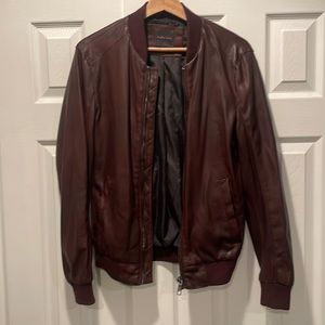 Faux leather jacket